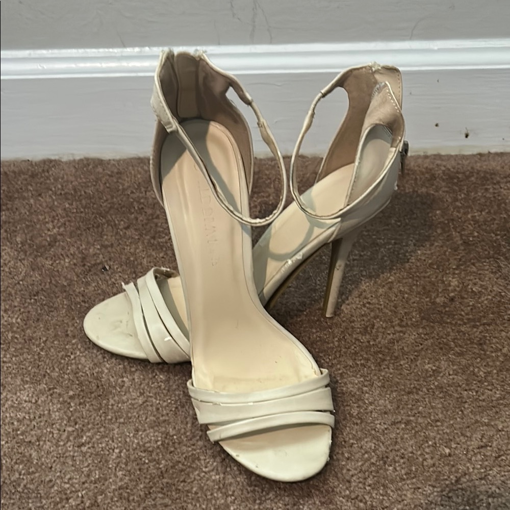 Elegant Cream High Heels